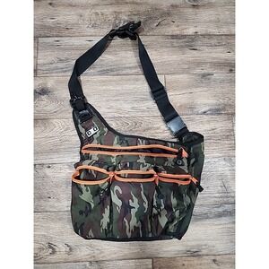 Diaper Dude Baby Bag Camo Crossbody Shoulder Pockets Organizer Efficient Dad Bag